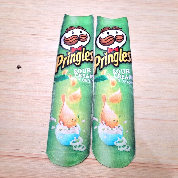 Sour cream and onion chip socks - Picture 2 of 3
